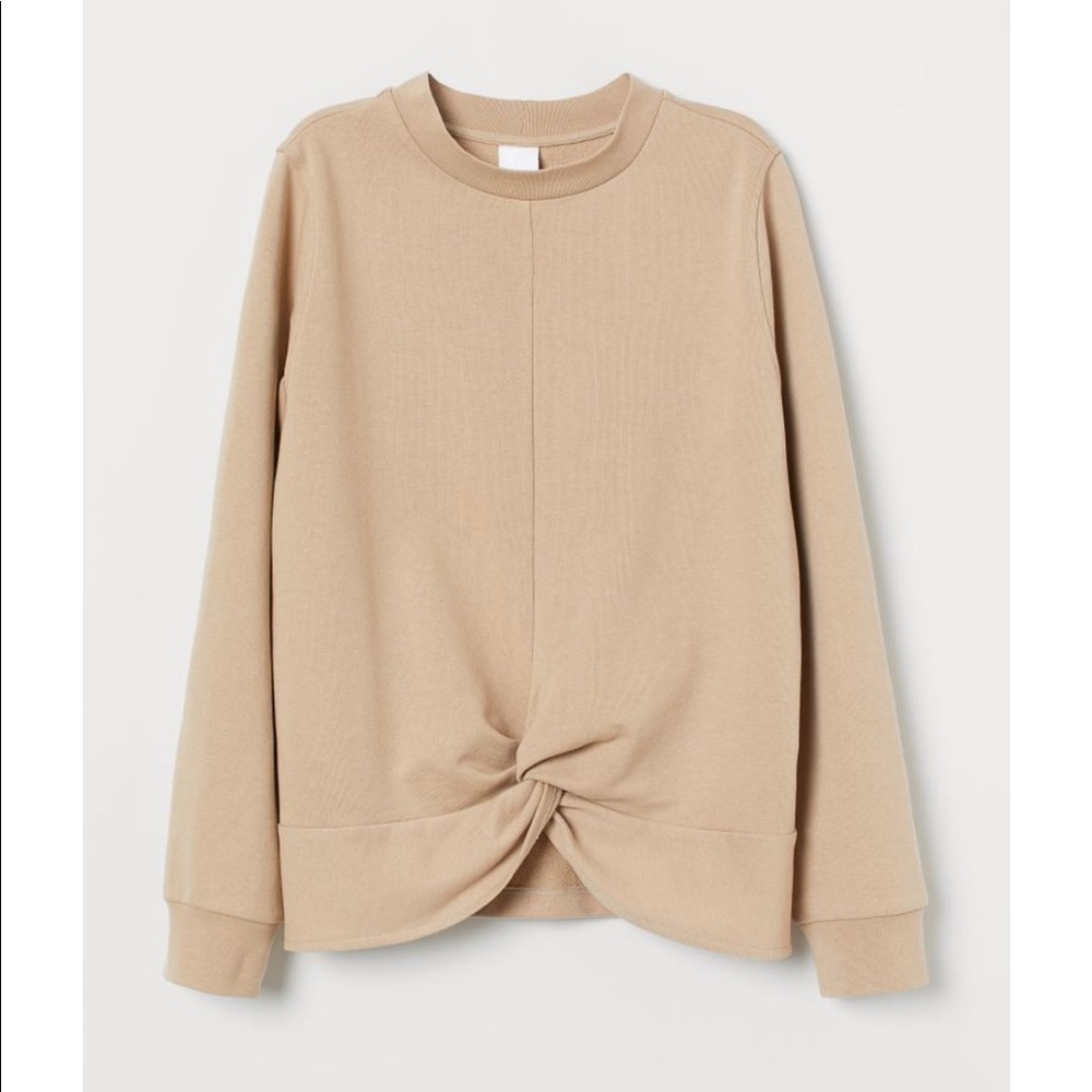 H&M knot sweatshirt